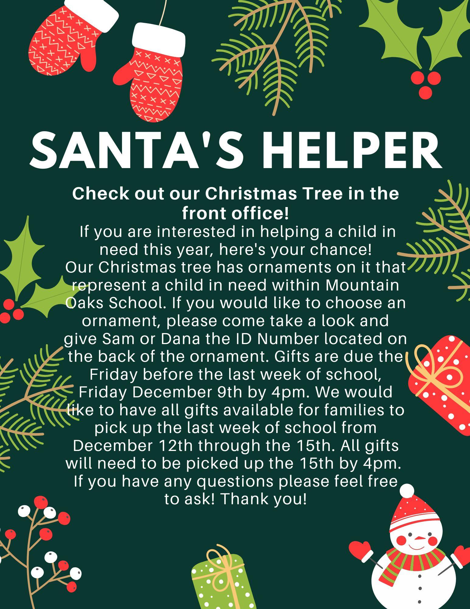 Santa's Helper Flyer