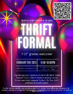 Thrift formal flyer